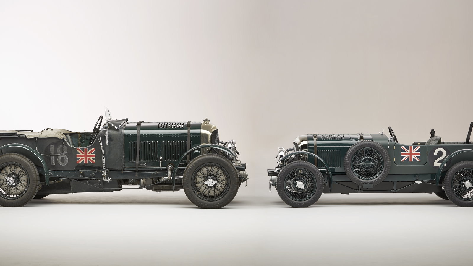 The OG Bentley Blower compared to the 85 per cent reproduction